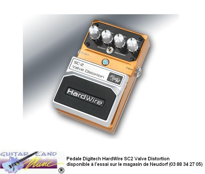 Pedale Digitech HardWire SC2 Valve Distorsion